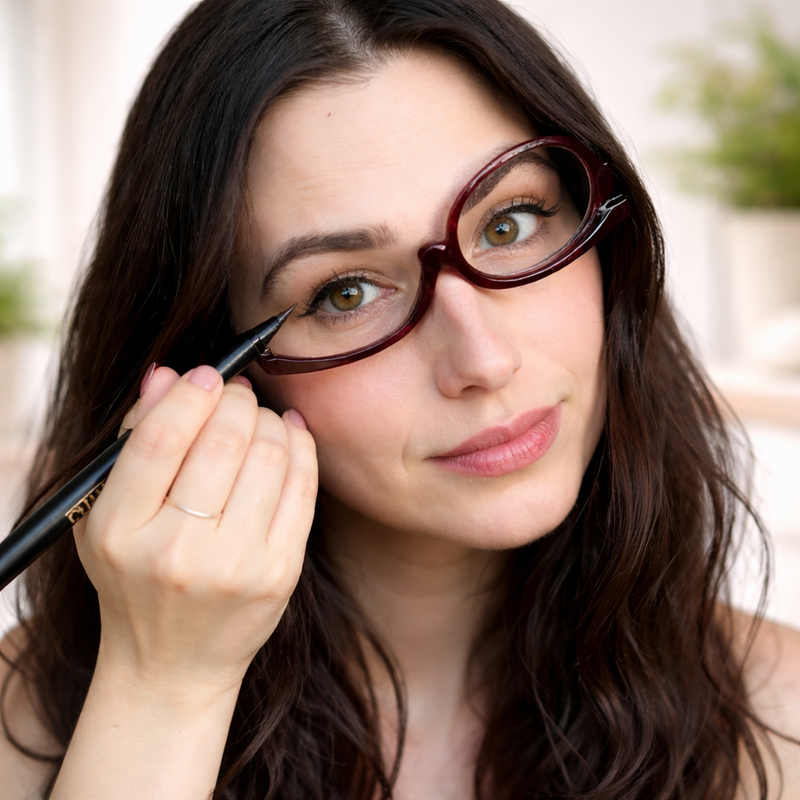 Visão de Beleza — Óculos de Aumento para Maquiagem