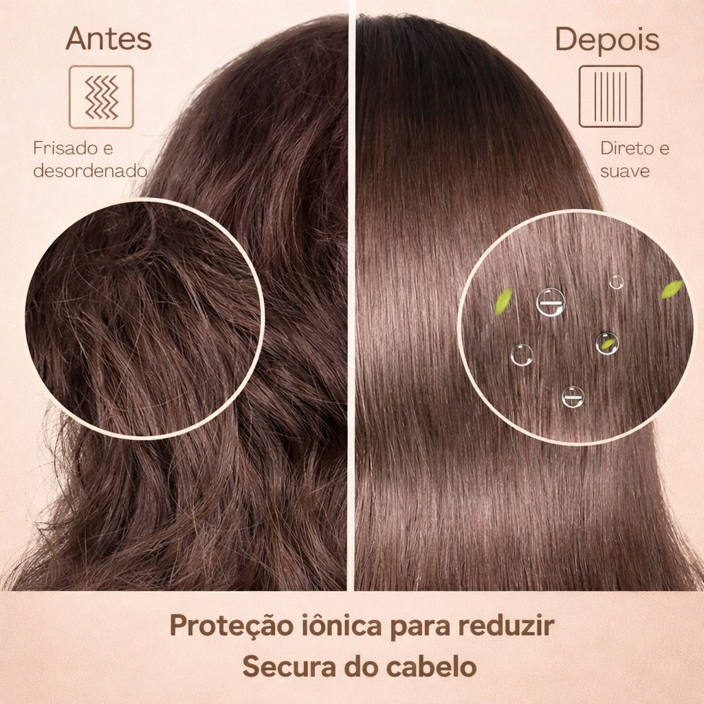 Smooth Pro 5X — Escova Alisadora Bivolt 5 em 1