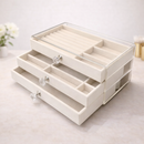 Jewel Pure Box — Porta-Joias Acrílico Luxo (3 Camadas)