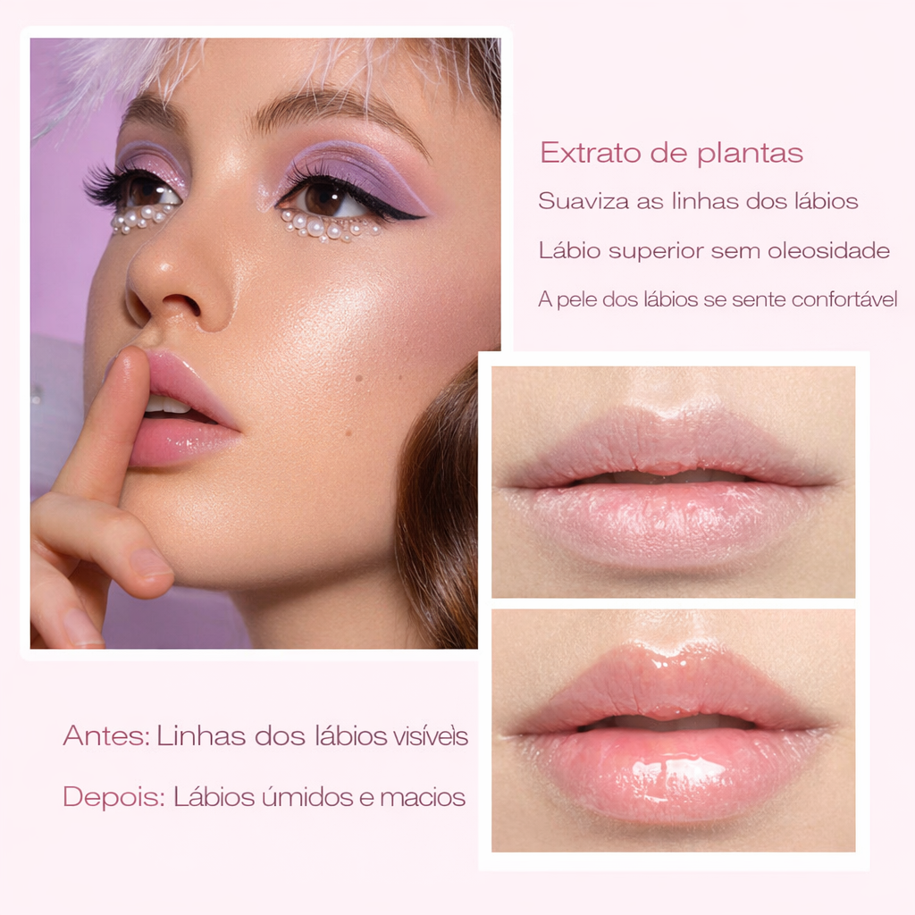Plump Kiss Glow — Gloss Labial Volumizador