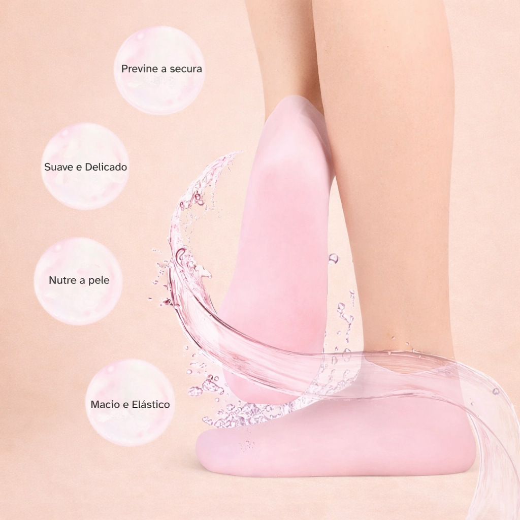 Foot Velvet Spa — Meias Hidratantes de Silicone