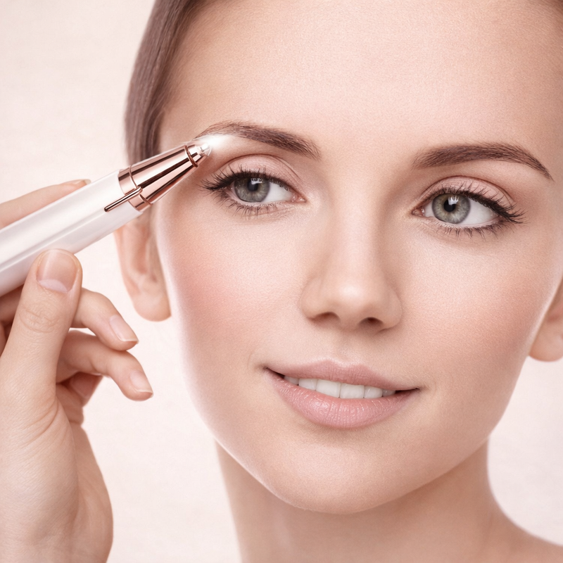 Soft Brow — Barbeador Feminino USB para Sobrancelhas