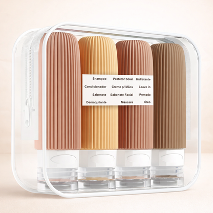 Soft Squeeze  — Kit de Frascos de Silicone (90ml)