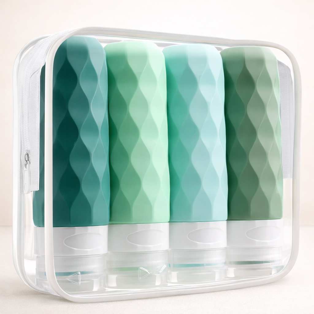 Soft Squeeze  — Kit de Frascos de Silicone (90ml)