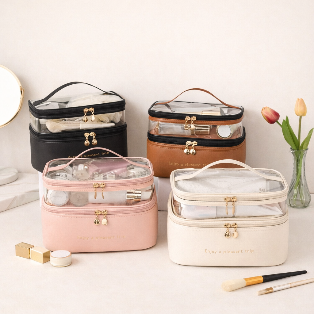 Traveler Duo — Necessaire Dupla de Alta Capacidade