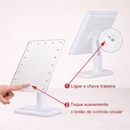 Glow Mirror  — Espelho de Mesa com 16 LEDs
