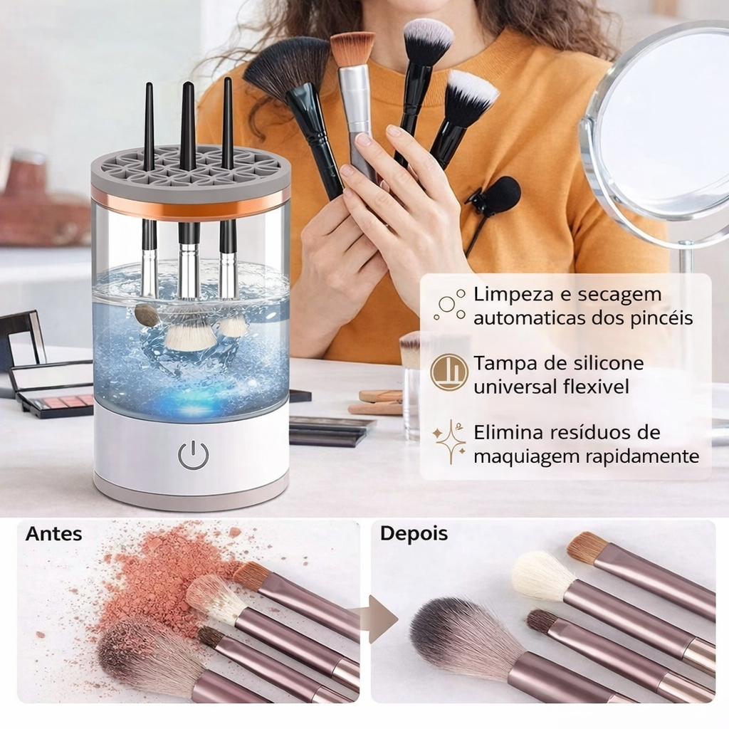 Brush Clean  — Limpador Elétrico de Pincéis USB