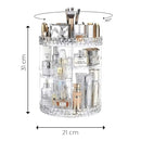 Crystal Spin Tower — Organizador Acrílico Giratório 360º