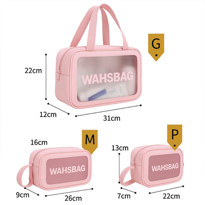 Trio Essencial — Kit de Necessaires Impermeáveis
