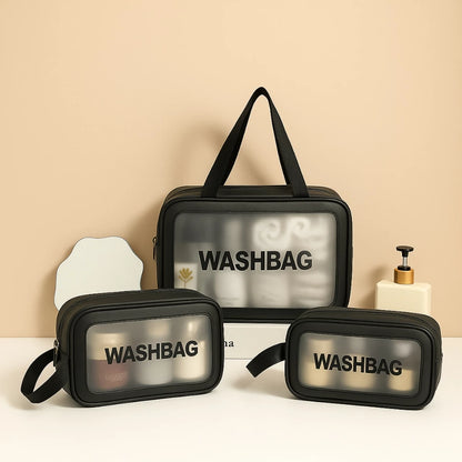 Trio Essencial — Kit de Necessaires Impermeáveis