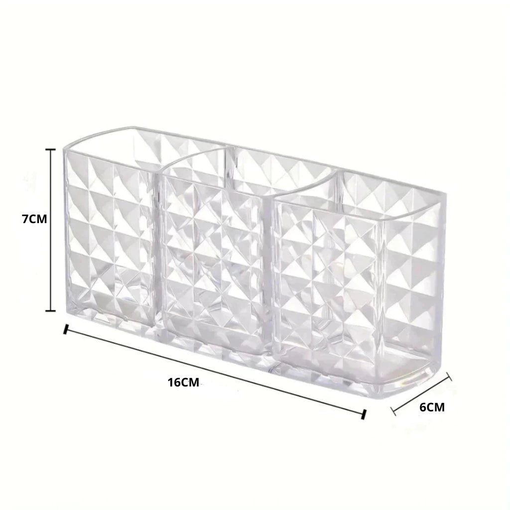 Clear Line Holder — Porta-Lápis e Porta-Pincel Minimalista