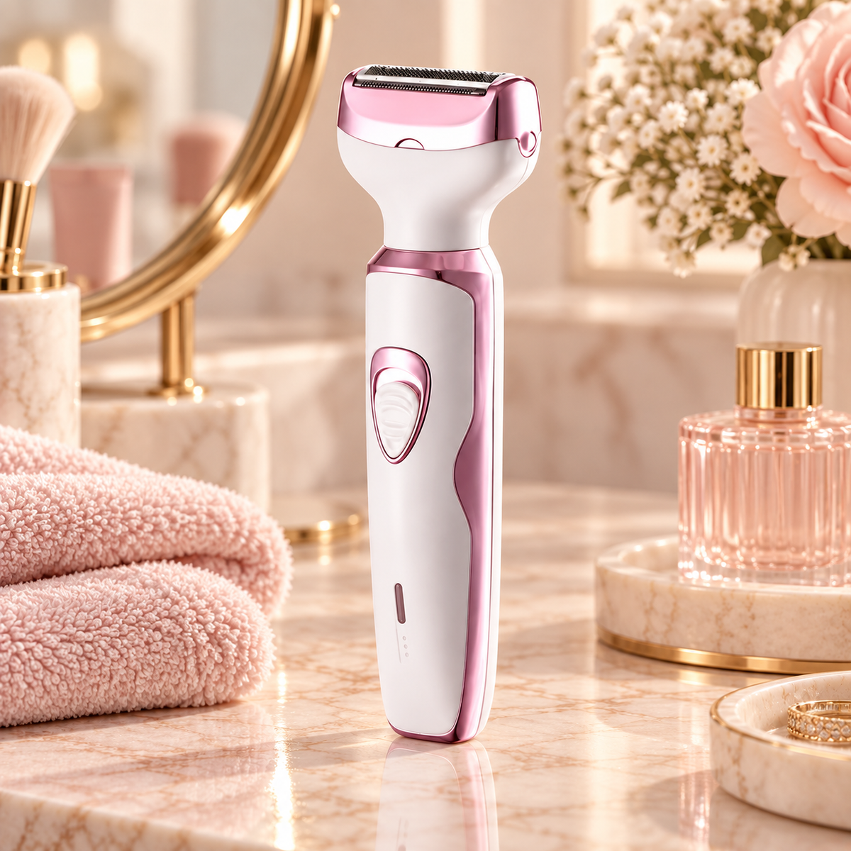 Silk Shave 4X — Depilador Elétrico Feminino 4 em 1 Recarregável