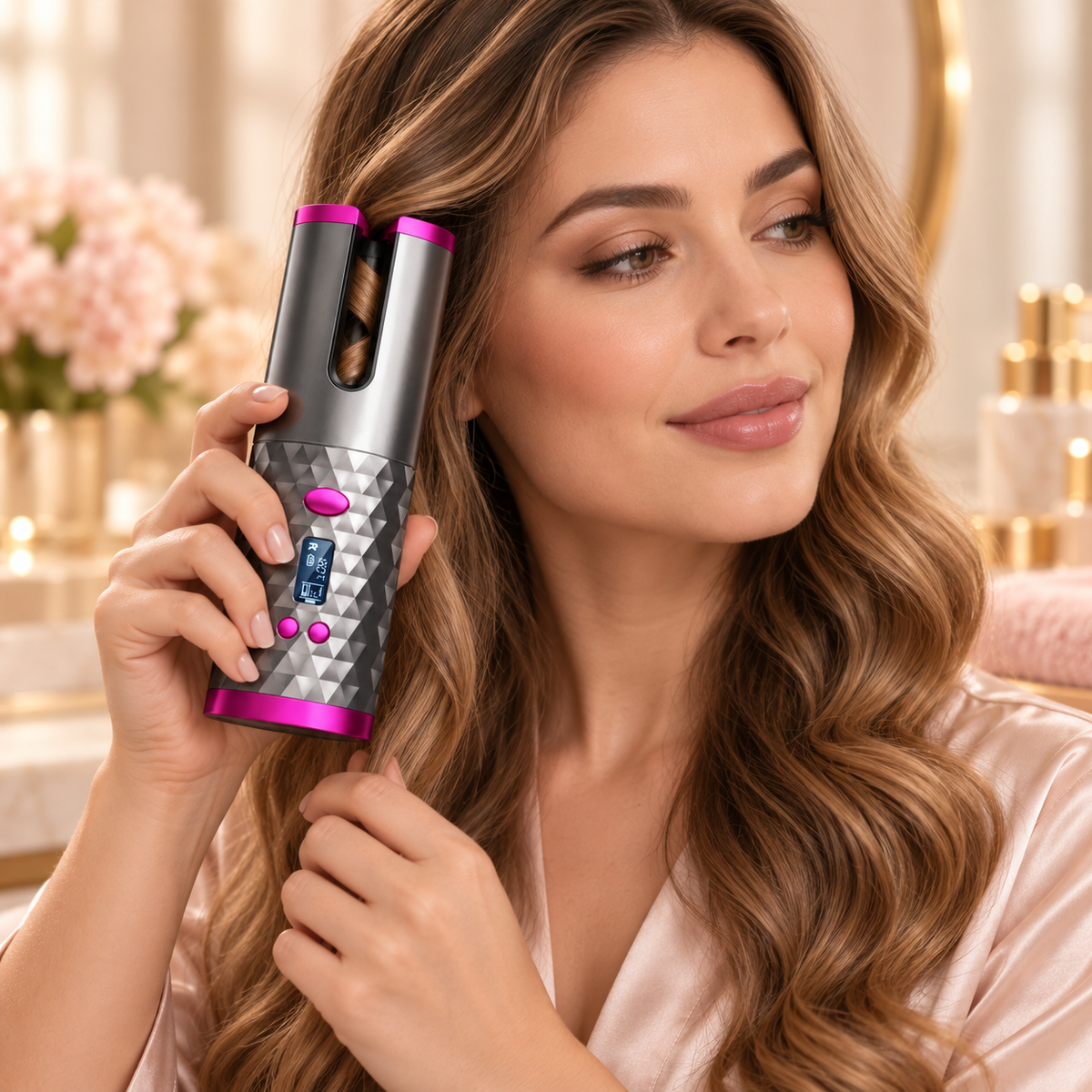 Auto Curl Pro — Modelador de Cachos Automático Sem Fio